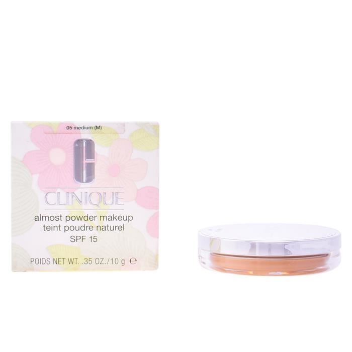 Eau De Toilette Clinique ALMOST POWDER Teint Poudre Naturel SPF15 #05-medium 10 Gr Femme
