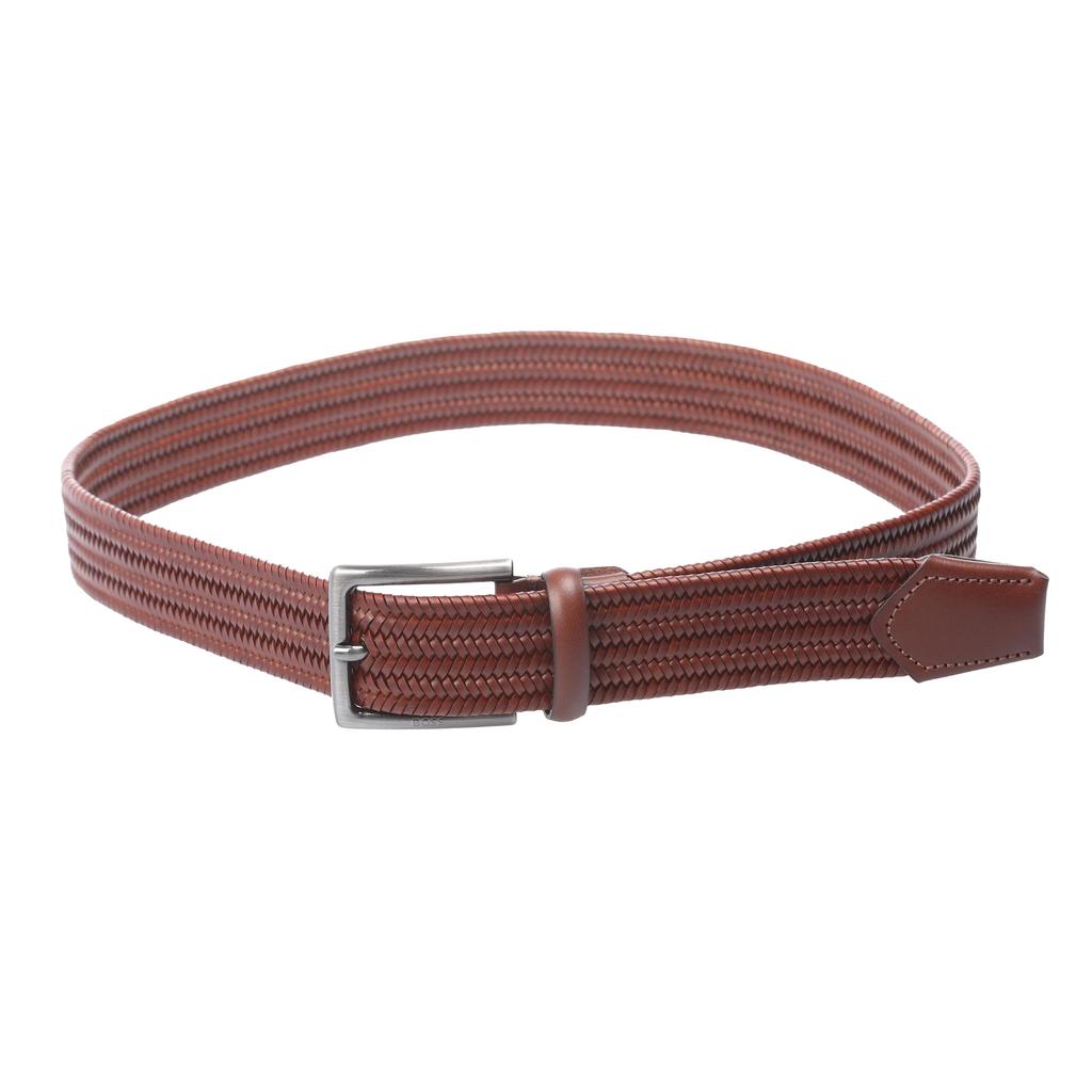 BOSS Semyo Woven Leather Belt