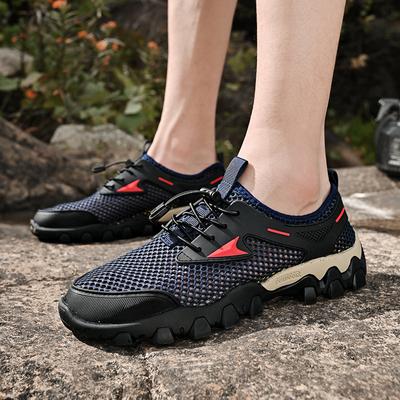 Mesh Schoenen Zomer Nieuw Wandelen Waden Outdoor Wandelen Mesh Lichtgewicht Sneldrogend Ademend Mesh Dunne Herenschoenen