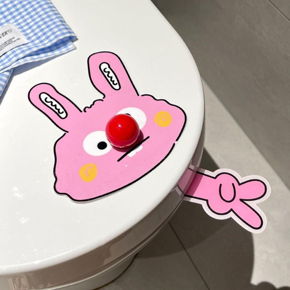 Acrylic Flip-Style Lid Lifter Cartoon Toilet Seat Cover Lifter Portable Toilet Lid Lifter Hotels