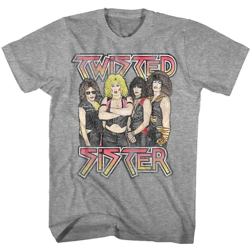 Twisted Sister Glam Rock Men s T Shirt XL