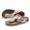 2026 Nieuwe Zomer Dames Kurk Slippers Trendy Student Strand Water Pijnboom Sandalen Teenslippers Grensoverschrijdend KWN