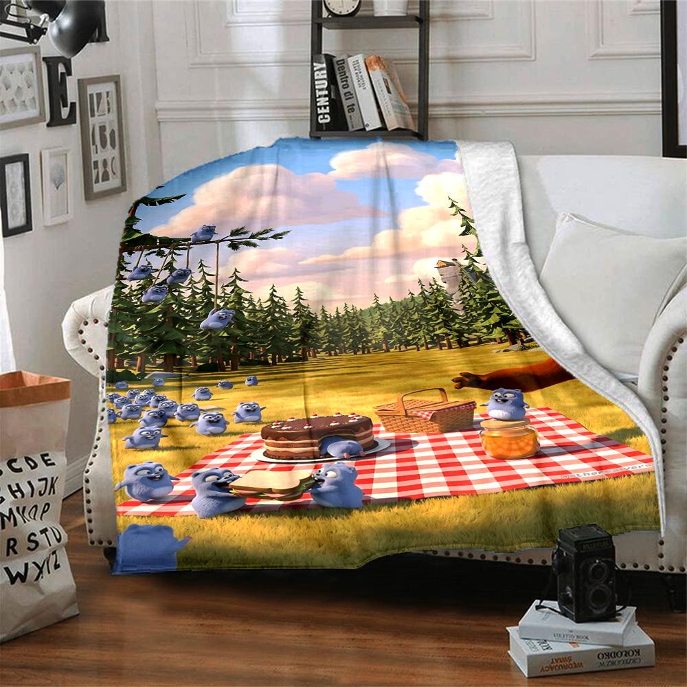 Grizzy & Lemmings Blanket Soft Warm Cozy Suitable for Chair Office Chair Bedding for All Seasons Modern Best Holiday Gift for Friends Family