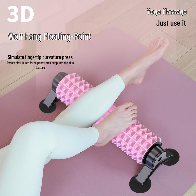 Absorbable Foam Roller Stand for Muscle Relaxation and Meridian Dredging Yoga Exercises.
