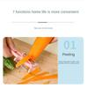 7 In 1 Multifunctional Can Beer Bottle Opener Cartoon Cat Bottle Opener Creative Stainless Steel Bar Kitchen Tool Gadget