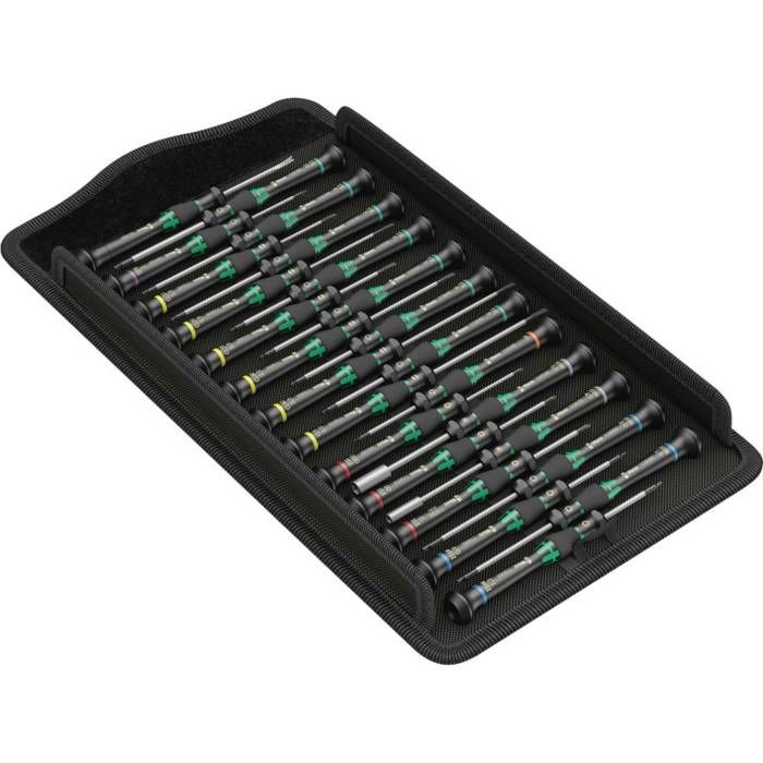 Jeu De Tournevis Wera Micro Big Pack 1 Pour L'électronique Et La Mécanique De Précision 25 Pièces