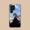 Wandering Witch Elaina Glass Mobile Phone Case for Samsung Galaxy S26 S25 S24 S23 S22 S21 S20 Note20 Plus FE Ultra Cover