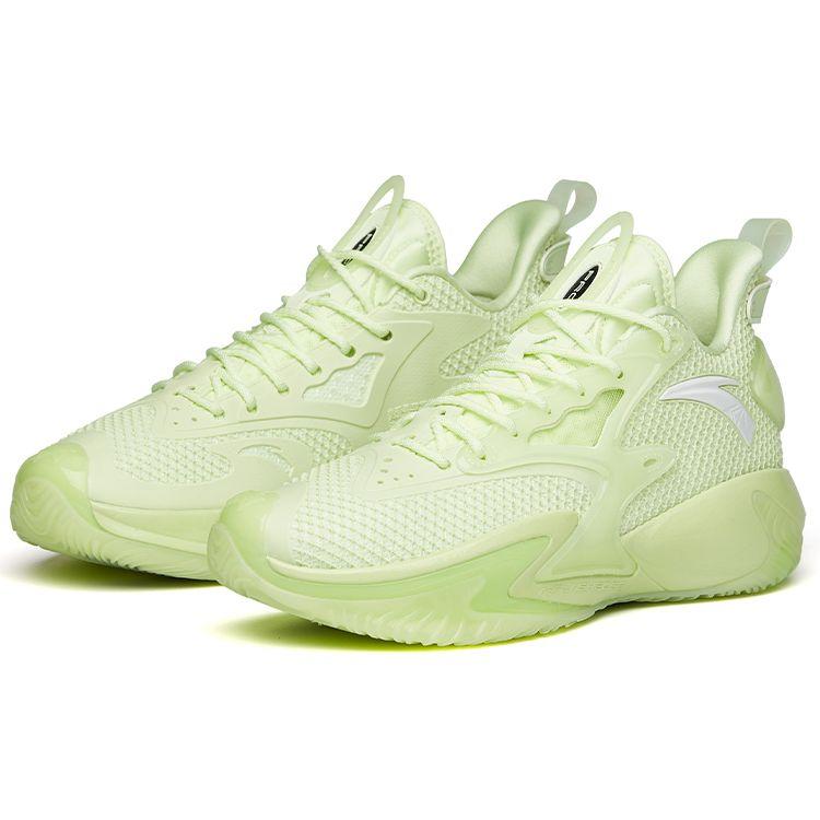 Anta KT Series Men Black White Red Cushioning Anti-slip Basketball Sneakers 112141651S-4