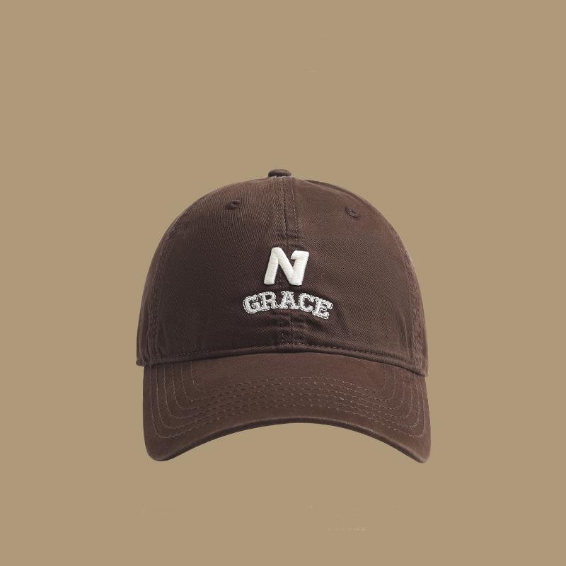 Big head circumference Wide brim Big face Wide baseball cap Women's face Small peaked cap Men's hat Autumn and winter