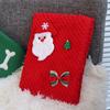 Durable A5 Christmas Notebook Cartoon Snowman Horizontal Line Handbook Soft Cute Journal Notebook Home