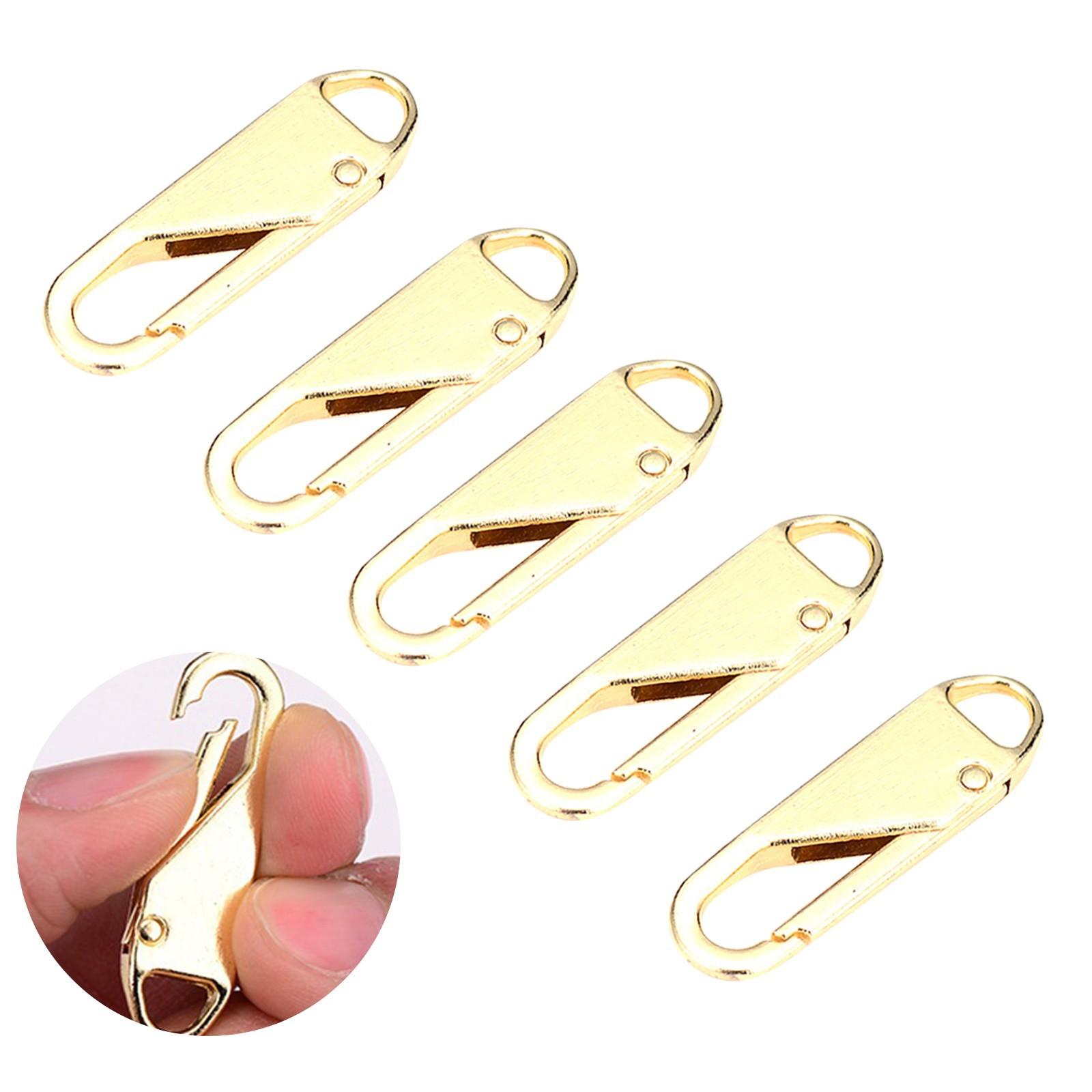 Съемный съемник молнии Универсальный комплект для замены молнии, четыре цвета золотой