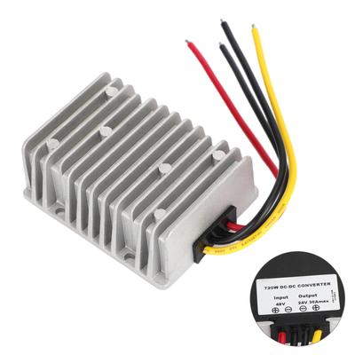 WaterProof 36V/48V To 24V 30A 720W Step Down DC/DC Power Converter Regulator