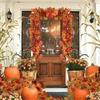 2M Artificial Fall Maple Leaf Garland Fake Plants Autumn Decor Leaves Vine for Thanksgiving Halloween Festivals Wedding Decora 5