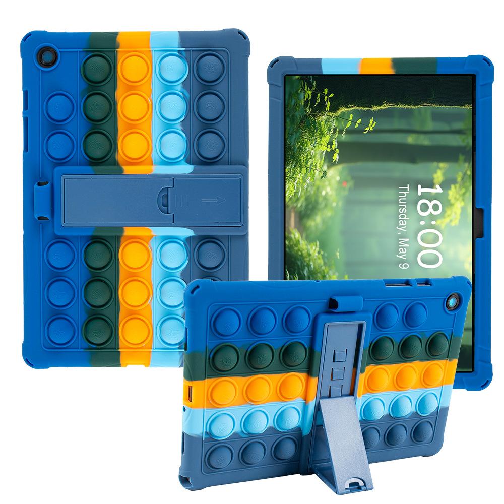 Geeignet für Samsung A9+ Tablet Schutzhülle 11 Zoll x210 x216 Anti-Drop Silikon Quetschspielzeug Schutzabdeckung