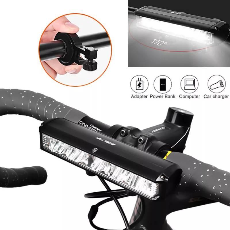 Bicycle Mtb Bike Led Light Usb Rechargeable Waterproof Cycling Front Headlight