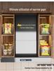 Retractable Kitchen Seasoning Organizer - Compartmented Storage for Bottles, Jars, and Packets