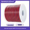 16-30AWG Multi-Spec 2468 PVC Red & Black Parallel Wire for Electronics