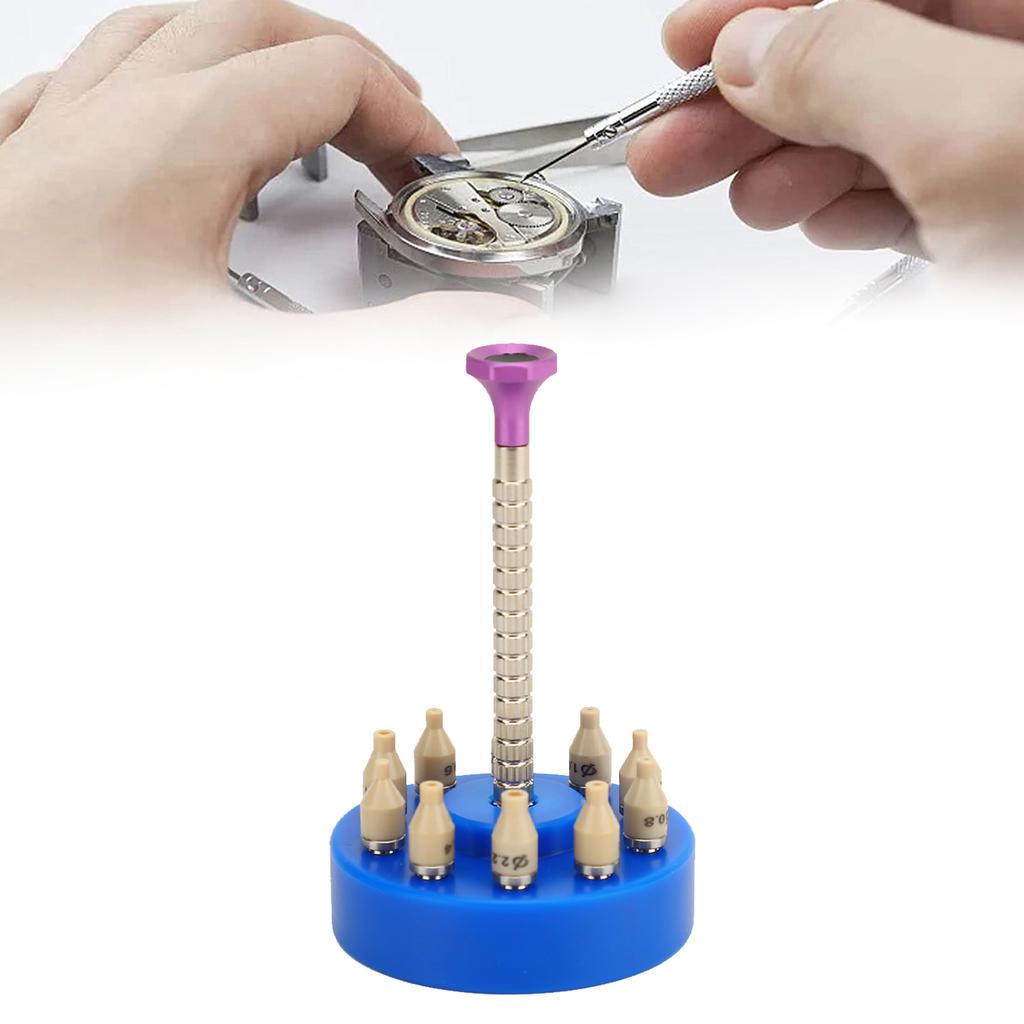 Watch Hands Fitting Tool 10 Sizes Setting Press Presser Setter Watch Needle Installation Tool for Watchmaker