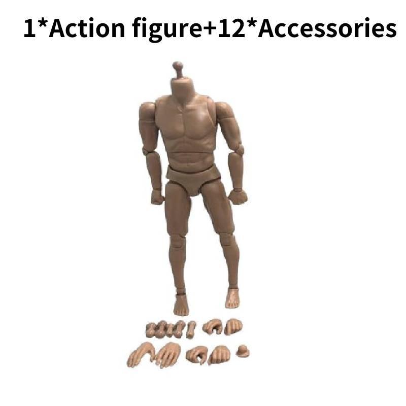 16 Scale Male Nude Body Muscular Mans Action Figure For Tc Dragon Soldier Toy