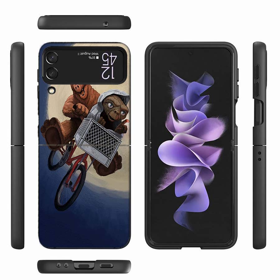 Чехол для телефона из сериала Альф для Samsung Z Flip 6 7 5G Z Flip 5 Galaxy Z Flip 3 4 5G ZFlip Ударопрочный Жесткий Чехол TPU PC Coque Capa S Galaxy Z Flip 4 5G