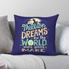 A Million Dreams Song Square Pillowcase Polyester Linen Velvet Printed Zip Decor Throw Pillow Case Room Cushion Cover x