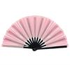 Multi-Color Glitter Kung Fu Fan 33CM Carnival Fan Dance Fan with Bamboo Frame Large Fan