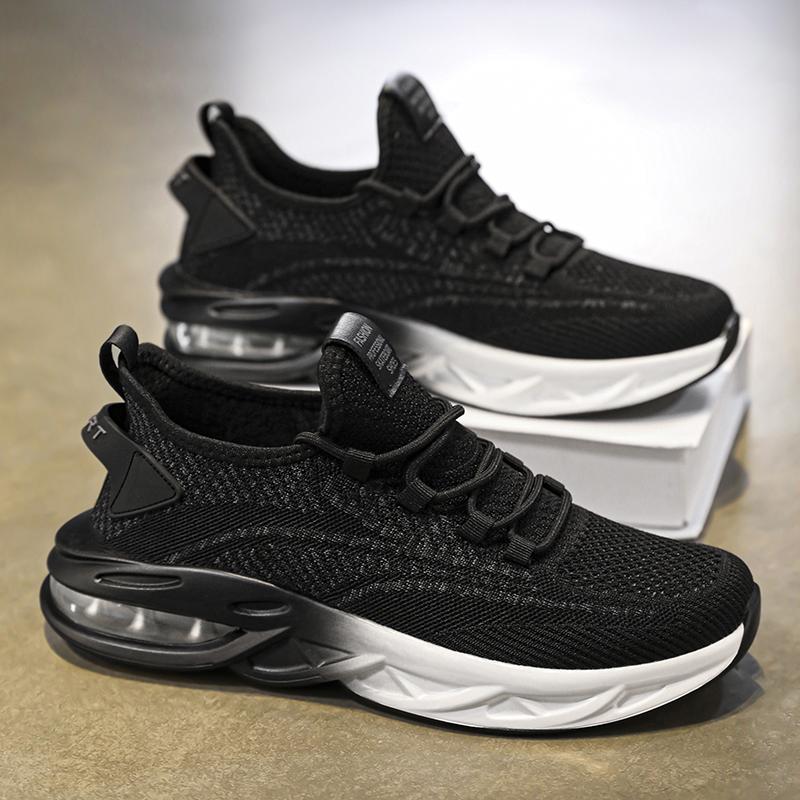 MAEDEF Walking Shoes Mens Lightweight Air Cushion Comfortable Causal Shoes Non Slip Breathable Mesh Sport Shoes for Men