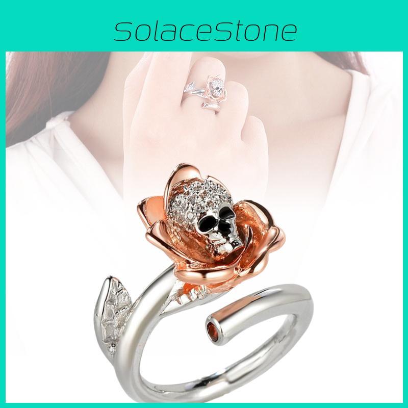 Elegant Zircon Inlaid Copper Ring Trendy Lightning And Meteor Design For Men And Women