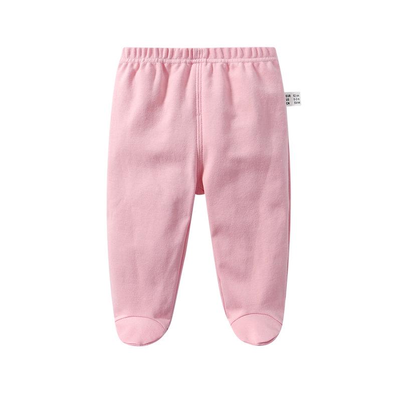 

Newborn Cotton Footed Pants – Solid Colors for Spring & Autumn 73 cm розовый/нефритовый