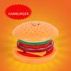 Simulated Play House for Children Sandwich and Burger Set Wooden Shape Matching Building Blocks Food Cognition Toys