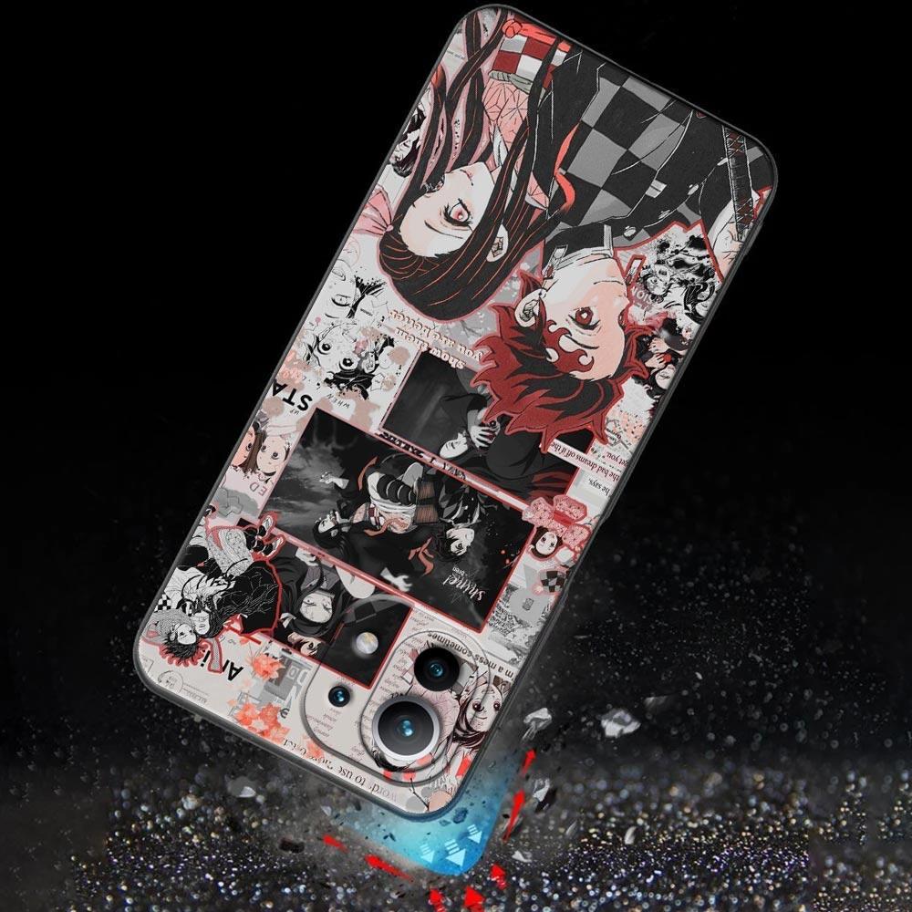 Husa Anime Demon Slayer pentru Xiaomi Mi 9 9se 8 10 10T A2 Lite 10S 9T CC9 Note 10 Pro 9Lite 5G Husa Kimetsu No Yaiba Manga Fundas