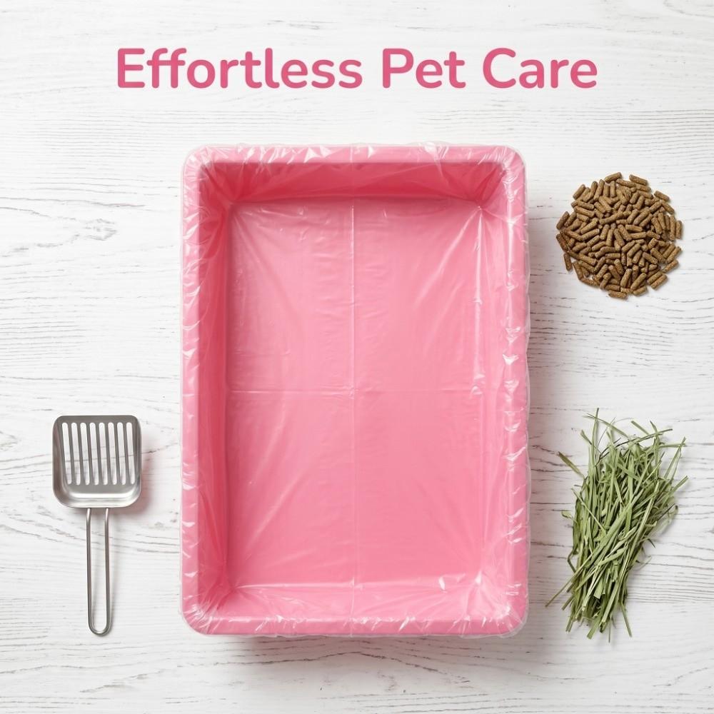 50Pcs Large Size Rabbit Cage Tray Cover Elastic Cage Base Pad Rabbit Cage Liner Dog Cat Pet