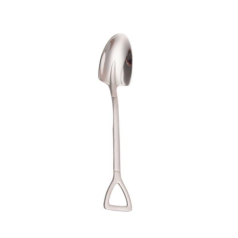 1 szt. Łyżka ze stali nierdzewnej, kreatywna łyżka do mieszania, deserowa łyżka do lodów, łyżeczki do herbaty