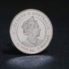 Australia, Cherish Wildlife Commemorative Coin, Deep Sea Blue Whale Commemorative Medal Silver Plated Coin