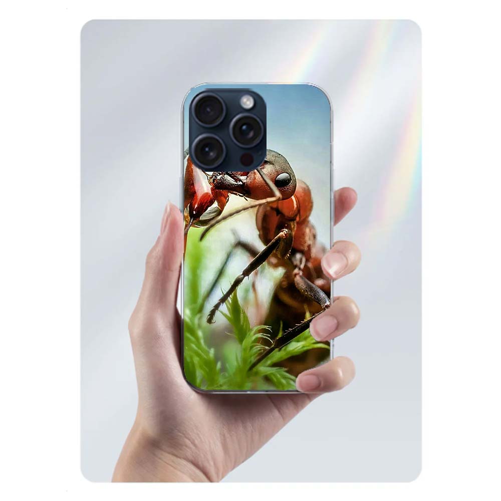 

Red Fire Ants, Worker Ants Clear Phone Case For Iphone 17 Air 16 Pro Max 15 Pro 14 Plus 17E 16E 11 13 12 Mini Cover Cases Fundas iPhone 13 Pro Max