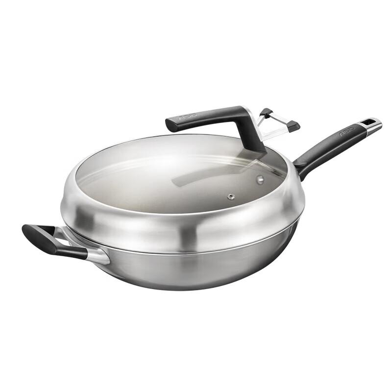 Aishida CC32Z2Q Titanium Non-Stick Wok 32cm