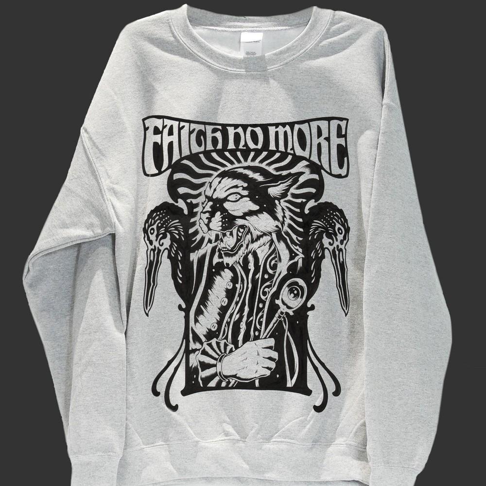 

Faith no More Metal Rock Sweatshirt Jumper Unisex Grey S-3XL L