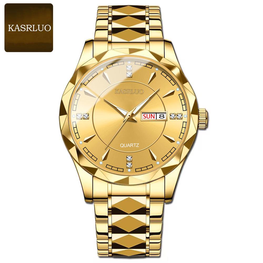 Casarole Trendy Men's Waterproof Alloy Calendar Quartz Watch - TikTok Bestseller
