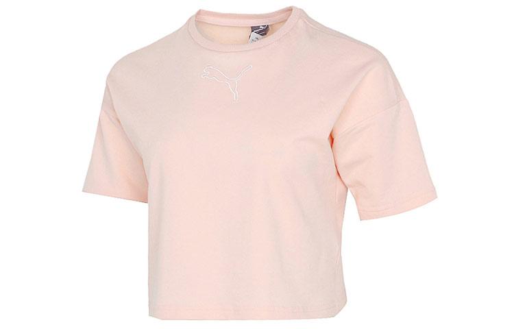 PUMA T Shirts Women s Pink Crew Neck Moderate 845965-27 S
