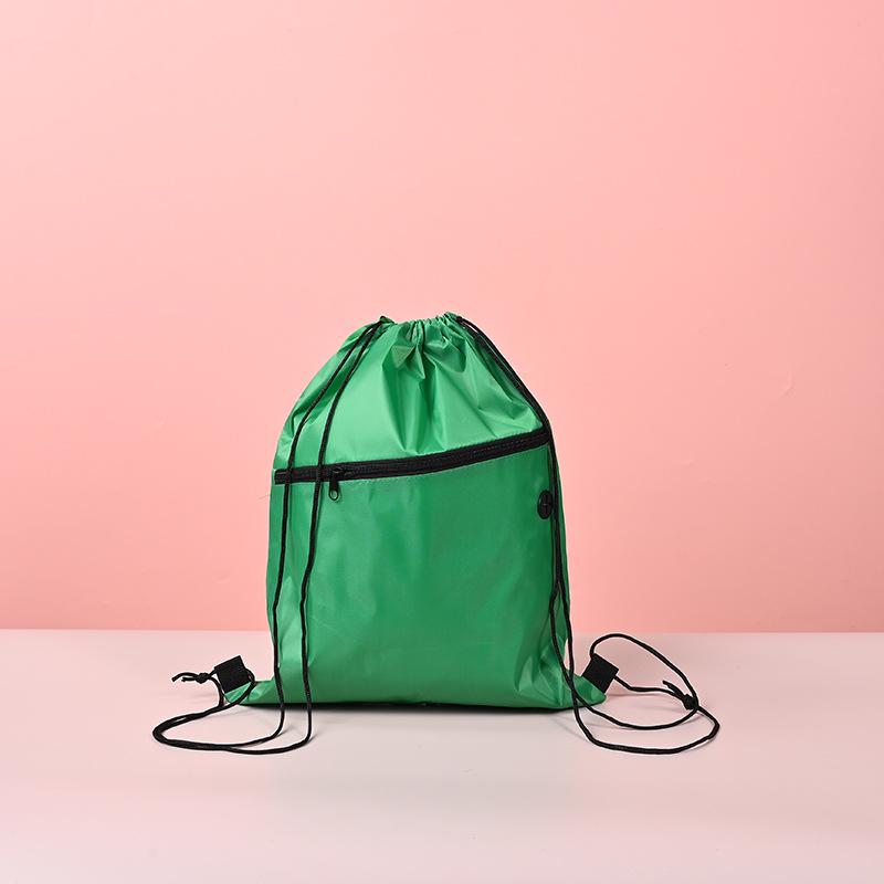 Maßgeschneiderter wasserdichter Oxford-Rucksack mit Kordelzug: Sport/Fitness Studenten Tasche mit Reißverschluss