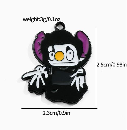 10 Pcs Halloween Charms Enamel Charms Pendants for Jewelry Making Necklaces Earrings Braceltes DIY Crafts Gifts