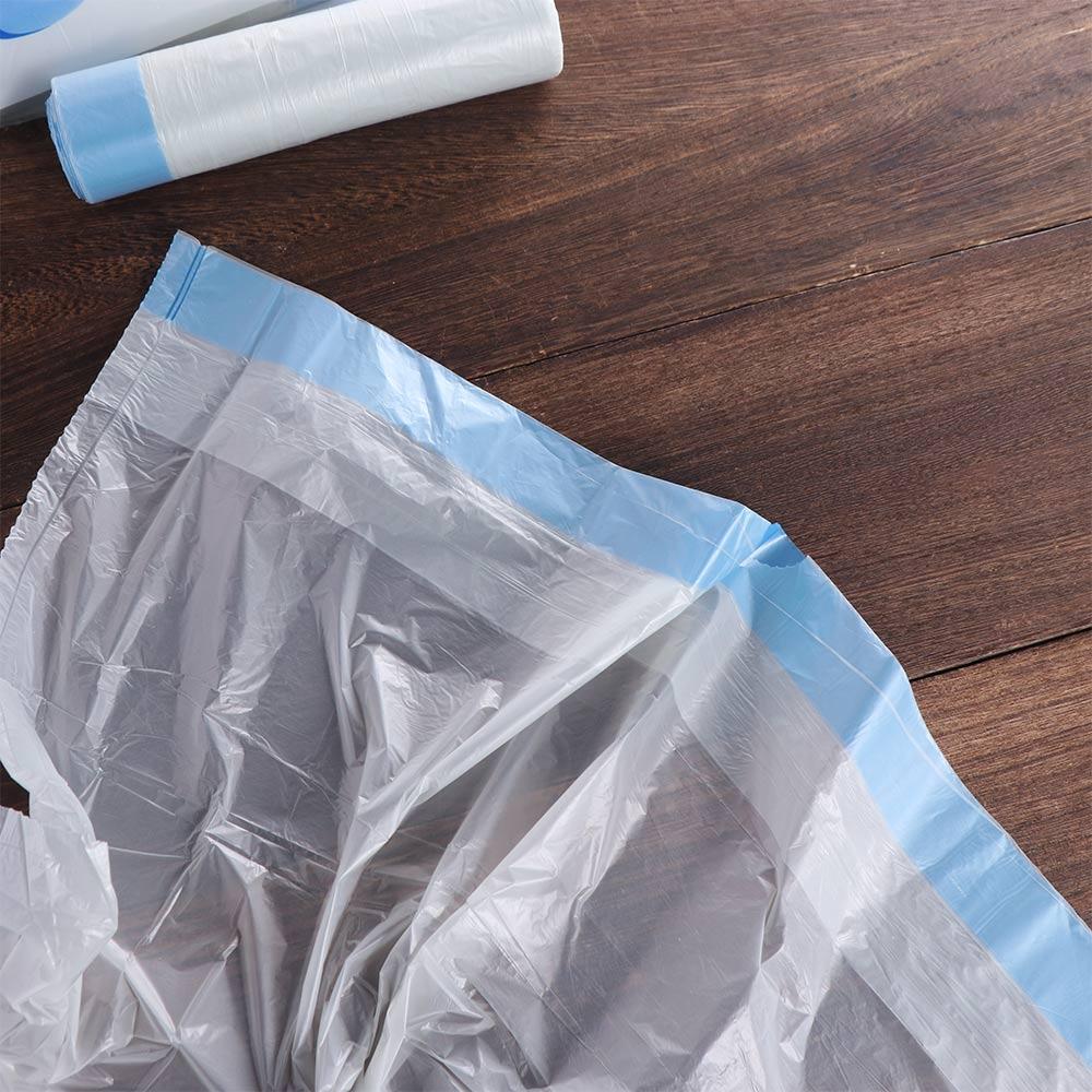 White Cat Litter Box Trash Bag with Drawstring Pet Poop Trash Bags Special Cat Litter Bag PE Cat Toilet Garbage Bag