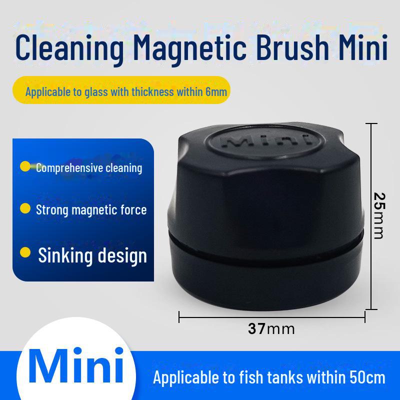 

Двусторонний магнитный скребок для аквариумных стекол и очиститель щеток