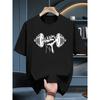European Sizes Men's T-Shirt - Casual Round Neck Short Sleeve Summer Essential Suitable for Hot Weather - Breathable Casual Attire