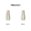Men Loose Wide Leg Linen Like Curved Cut Casual Long Pants