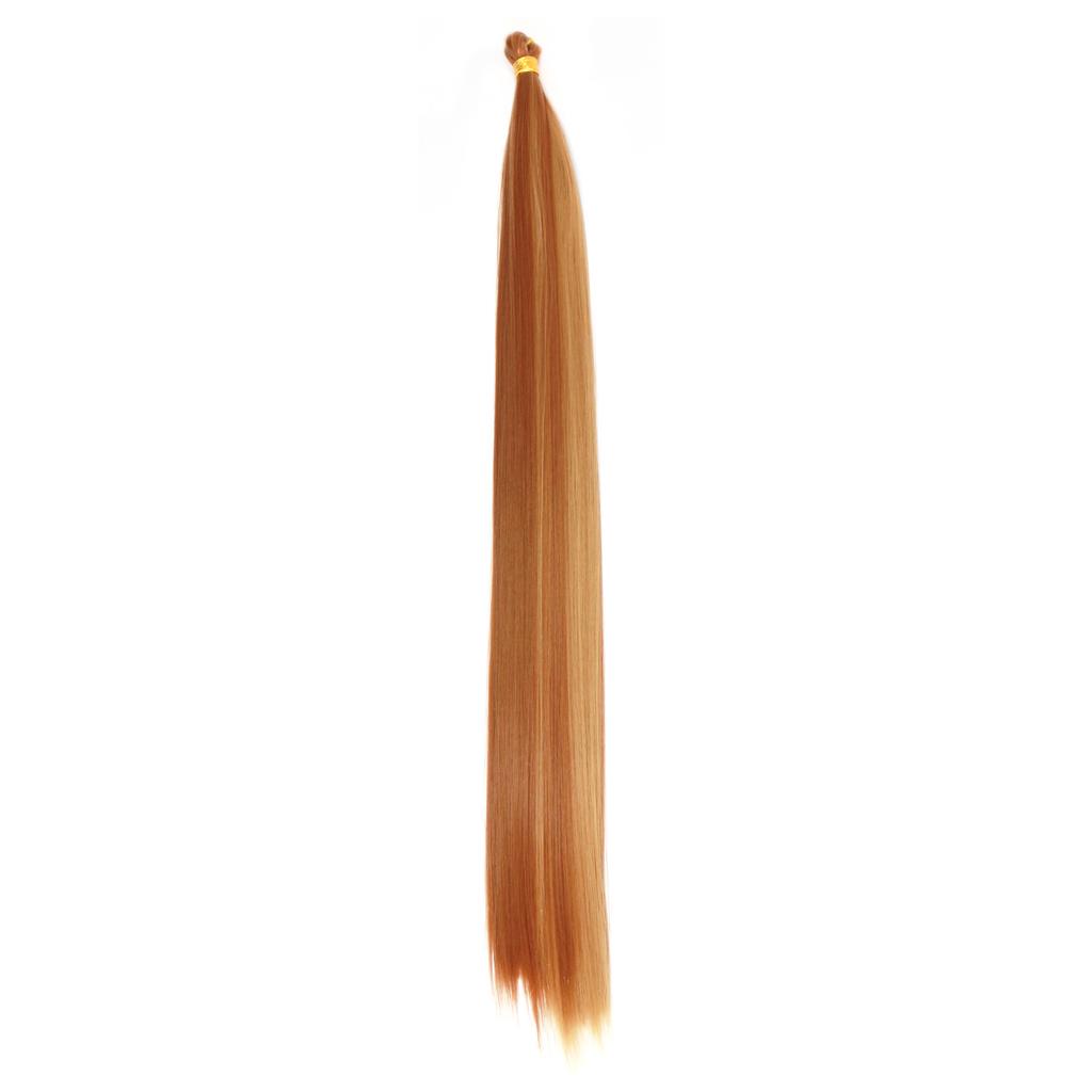 Long Straight Bulk Hair Synthetic 22 Inch Bone Straight Braiding Hair Crochet Braids for Black Woman
