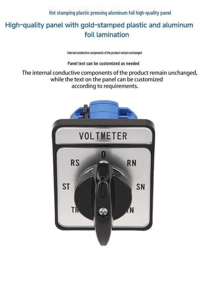 Zhuochao SZW26-20/YH5.3 Round Handle 3-Speed Voltage Conversion Switch