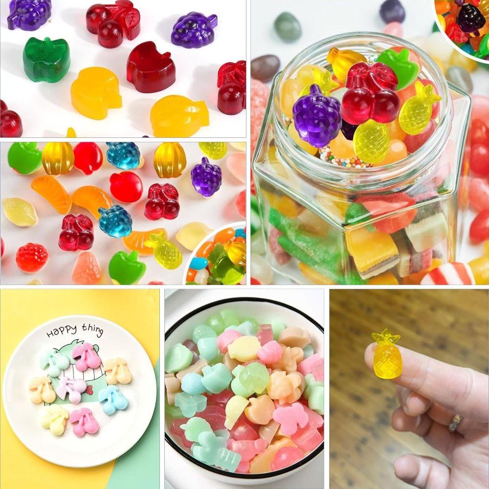 Fruit Shapes Candy Molds 66 Cells Pudding Mould High-quality Chocolate Molds  Baking