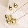 Bow Love Doudou Necklace Earrings Set High-End Women'S Niche Clavicle Chain Personalized Items