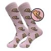Unisex Winter Knitted Mid-Calf Long Crew Socks Funny Printed Hip-Hop Trendy Cotton Hosiery Skateboard Streetwear